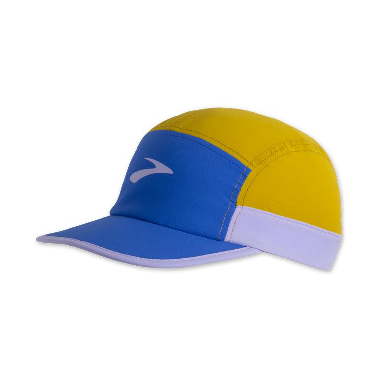 Brooks Propel Running Hat - Women's - Bluetiful/Golden Hour (80527-GJTN)